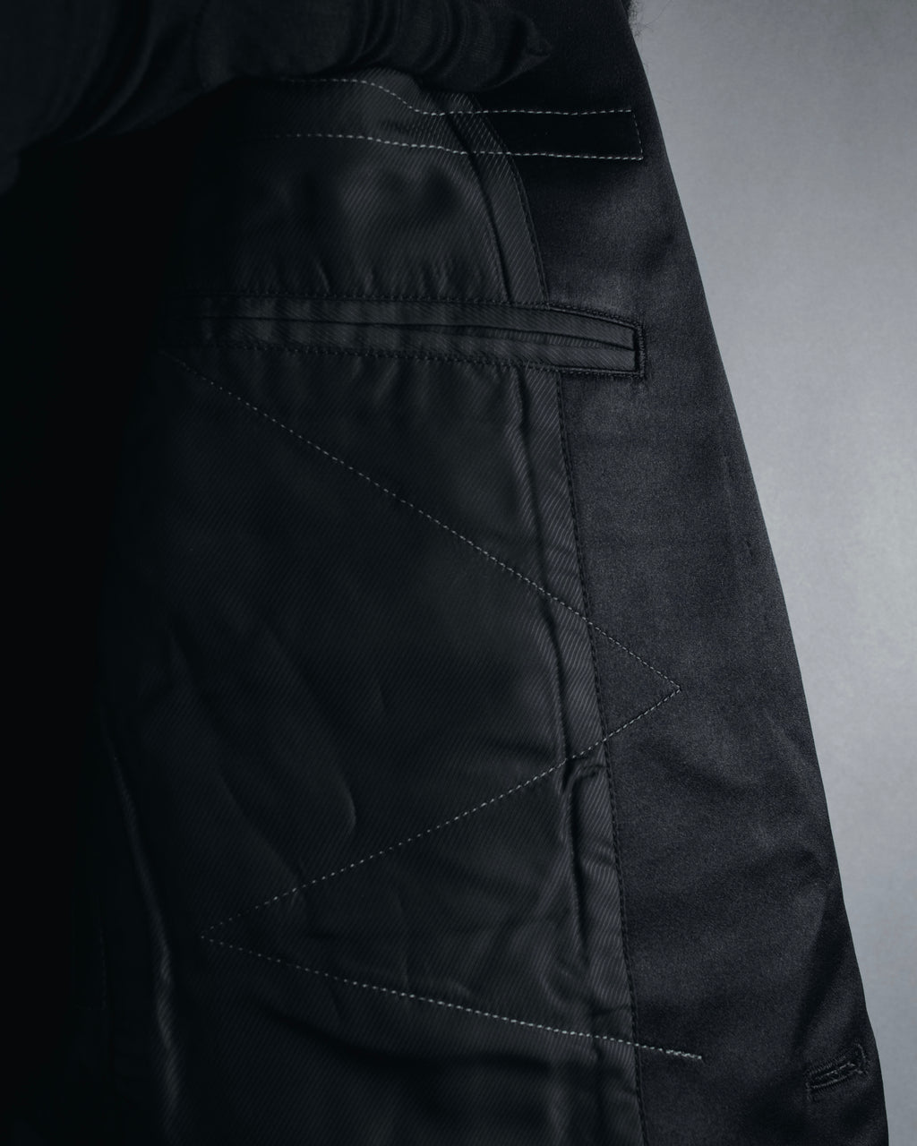 –SPECIAL– "JUNYA WATANABE COMME des GARÇONS MAN" 2015AW mohair blend satin shawl lapels jacket