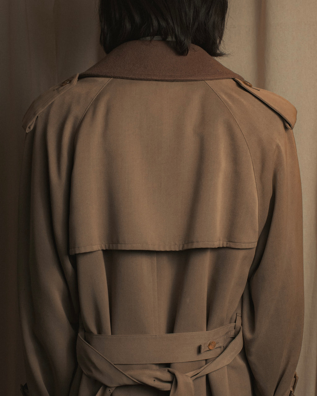 -SPECIAL- "Burberrys" 90's Collar switching two-tone trench coat