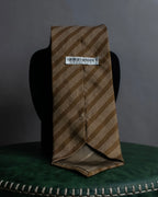 "GIORGIO ARMANI" Diagonal stripe woven silk necktie