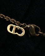 “Christian Dior” 90’s Dune charm long necklace