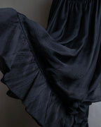 "FENDI" Gathered frill design sleeveless dress