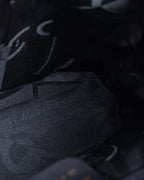 "Salvatore Ferragamo" Coin motif metal design leather hand bag