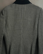 "Christian Dior" 80's-90's Wool-blend houndstooth jacket