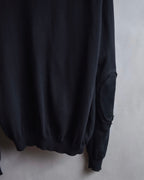 "MAISON MARGIELA" 18SS Elbow patched v-neck knit cardigan