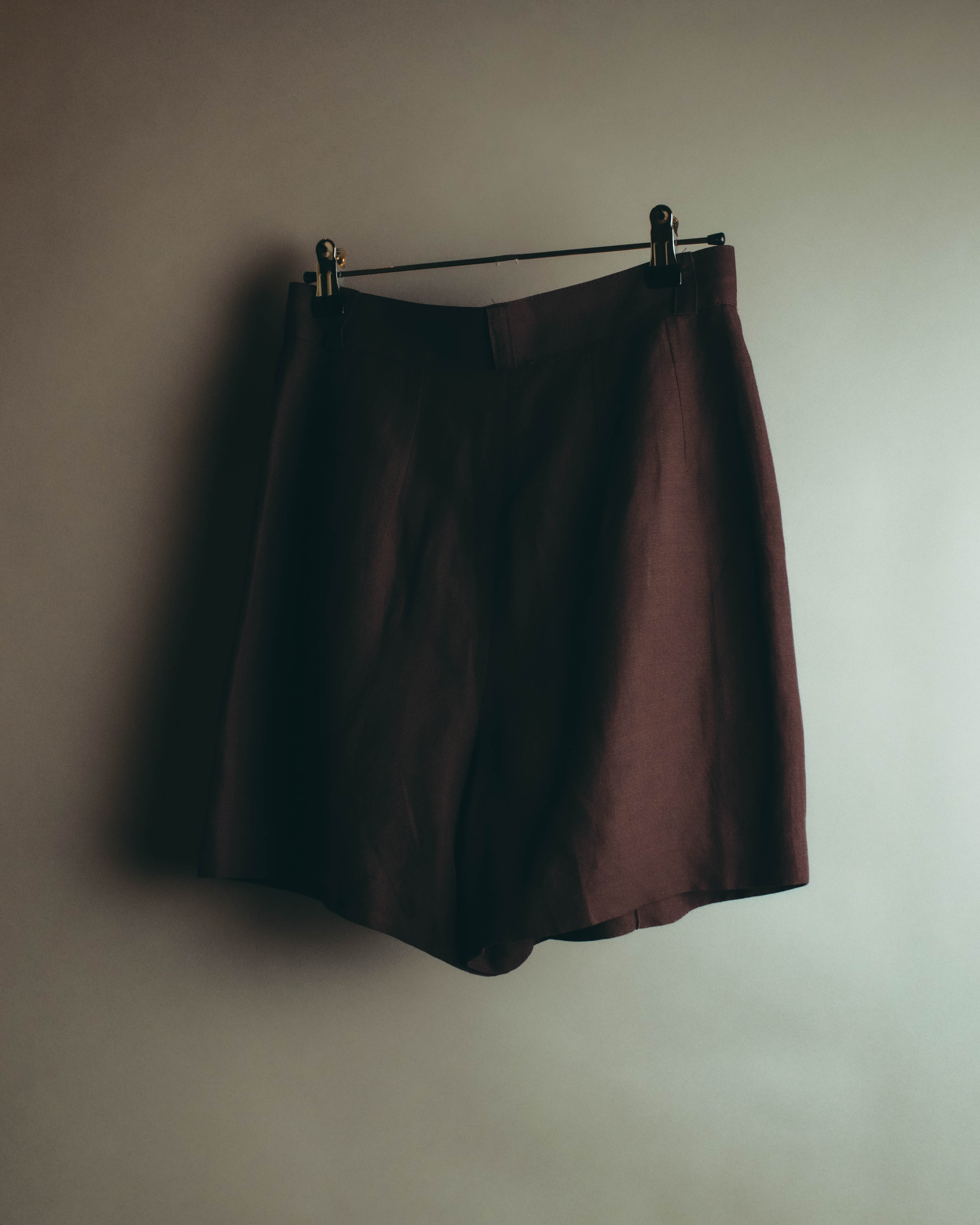 -SPECIAL- “DRIES VAN NOTEN” 90’s–00’s Rayon linen tailored long jacket and shorts set up