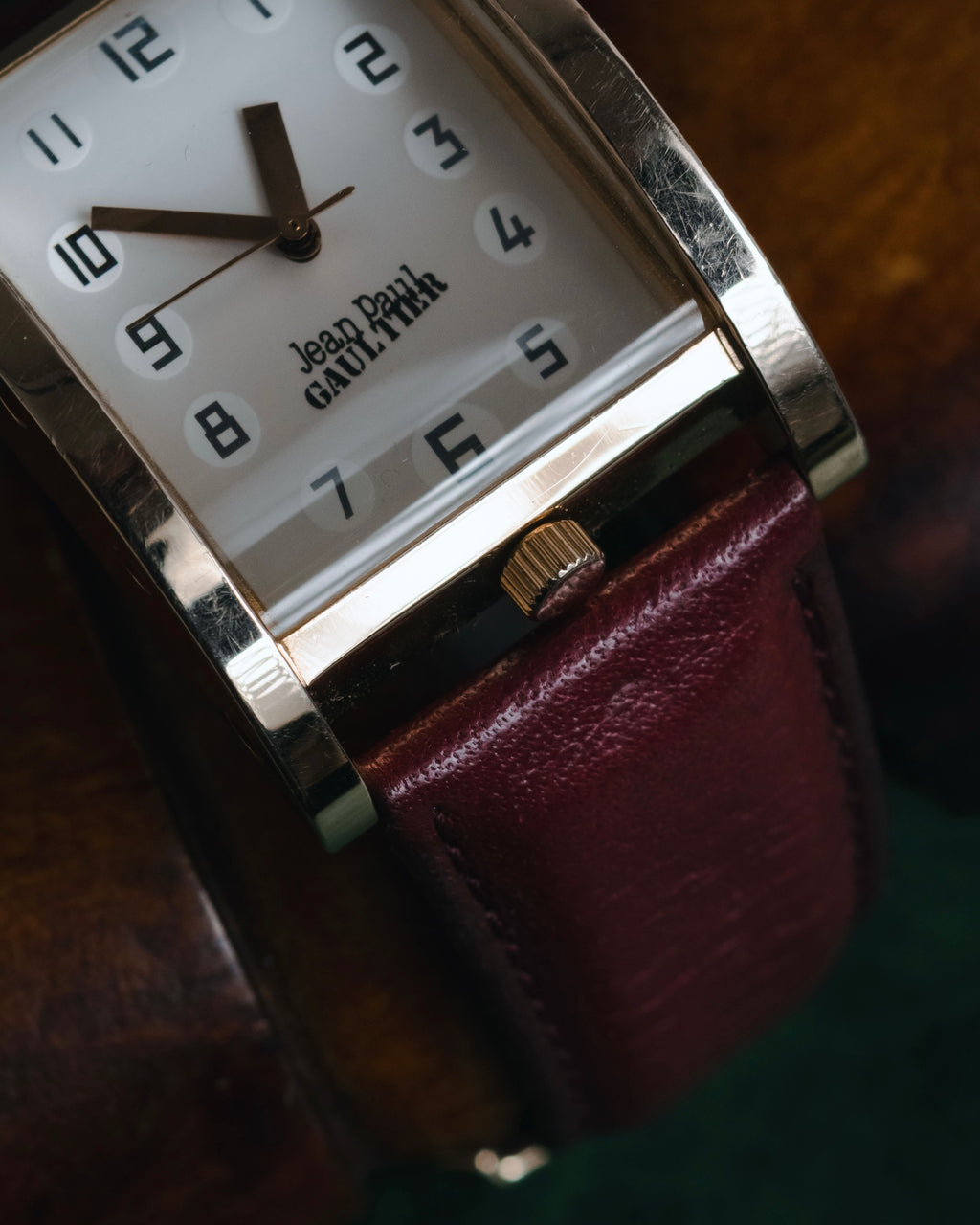 "Jean Paul GAULTIER" Curved Rectangular Dress Watch