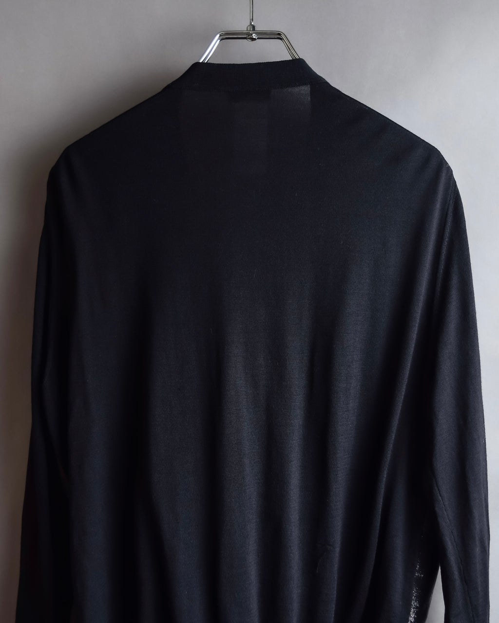 "JIL SANDER" Glitter jacquard V-neck cardigan