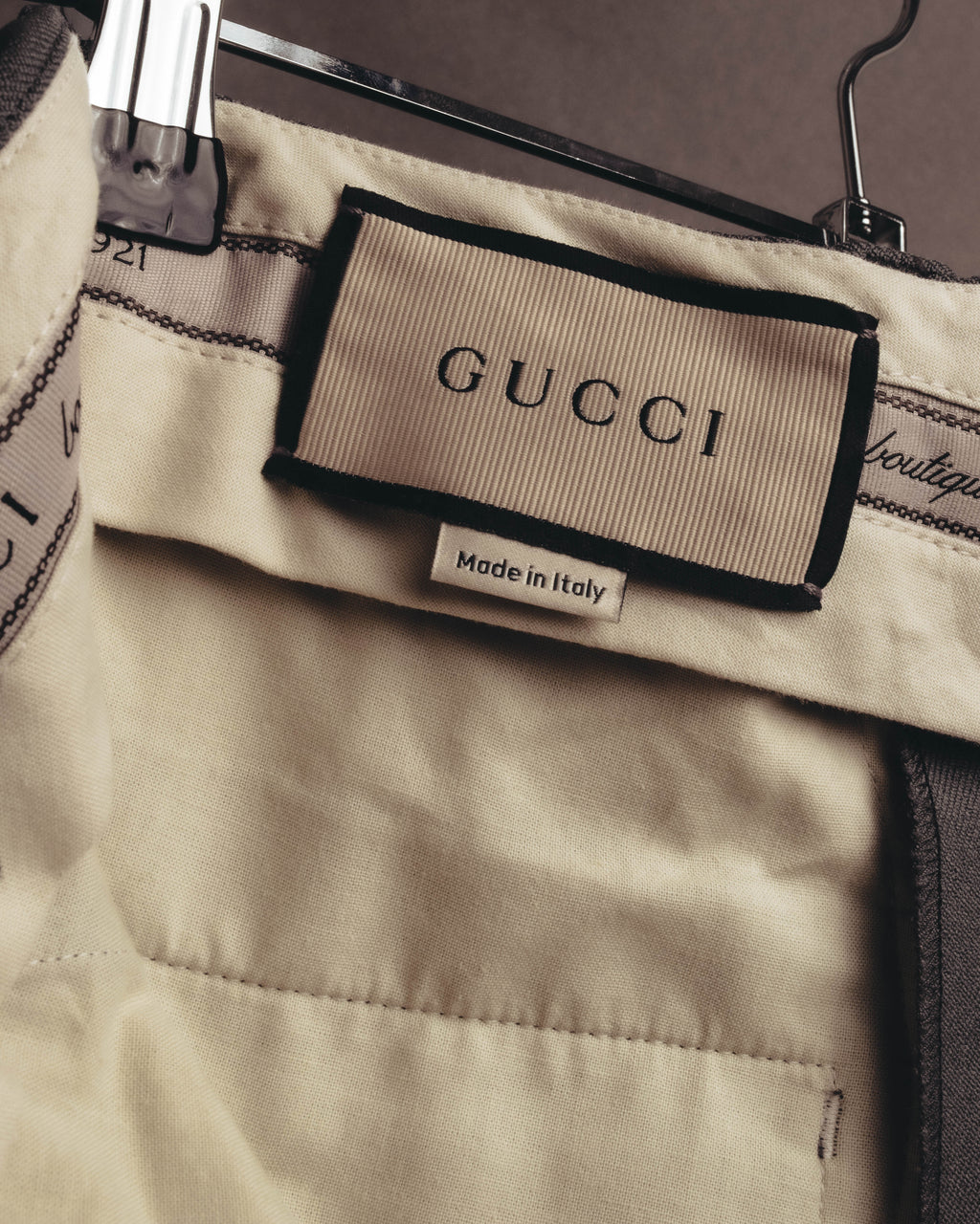 "GUCCI" 2020's Archive inspired pleated tailored trousers