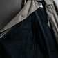 "Vintage matte texture long trench coat"