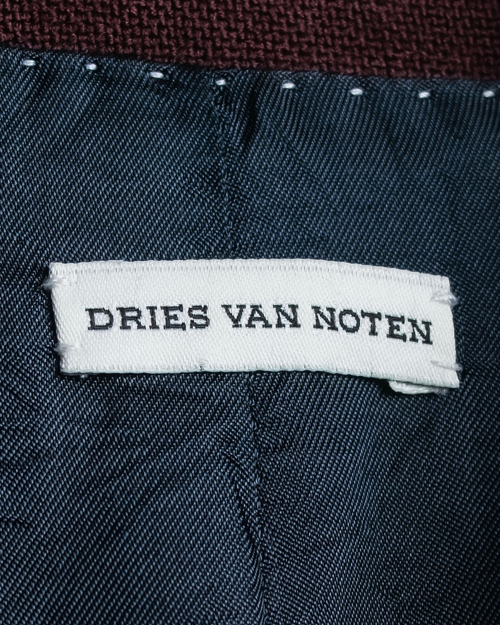 "DRIES VAN NOTTEN" Beautiful burgundy color tailored jacket