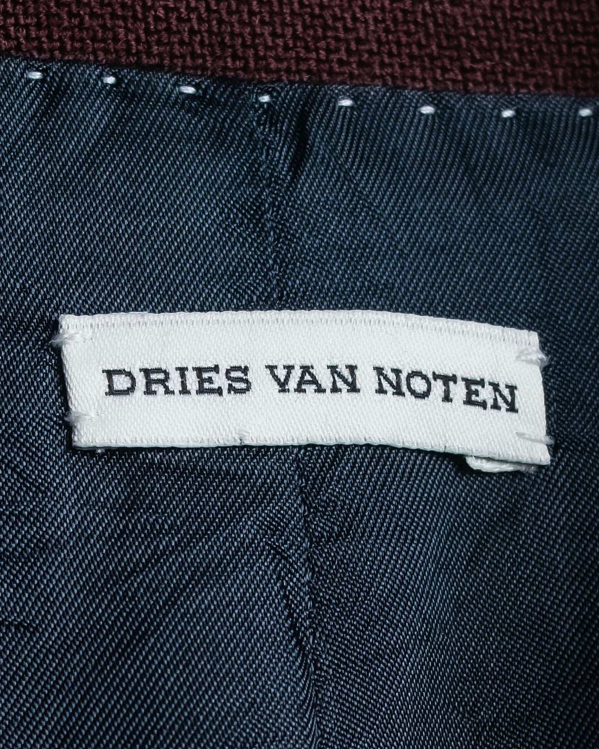 "DRIES VAN NOTTEN" Beautiful burgundy color tailored jacket