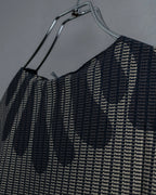 "FENDI" Logo print V-neck sleeveless top