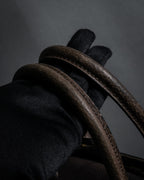 “FENDI” 2010’s Architectural grained leather 3Jours bag