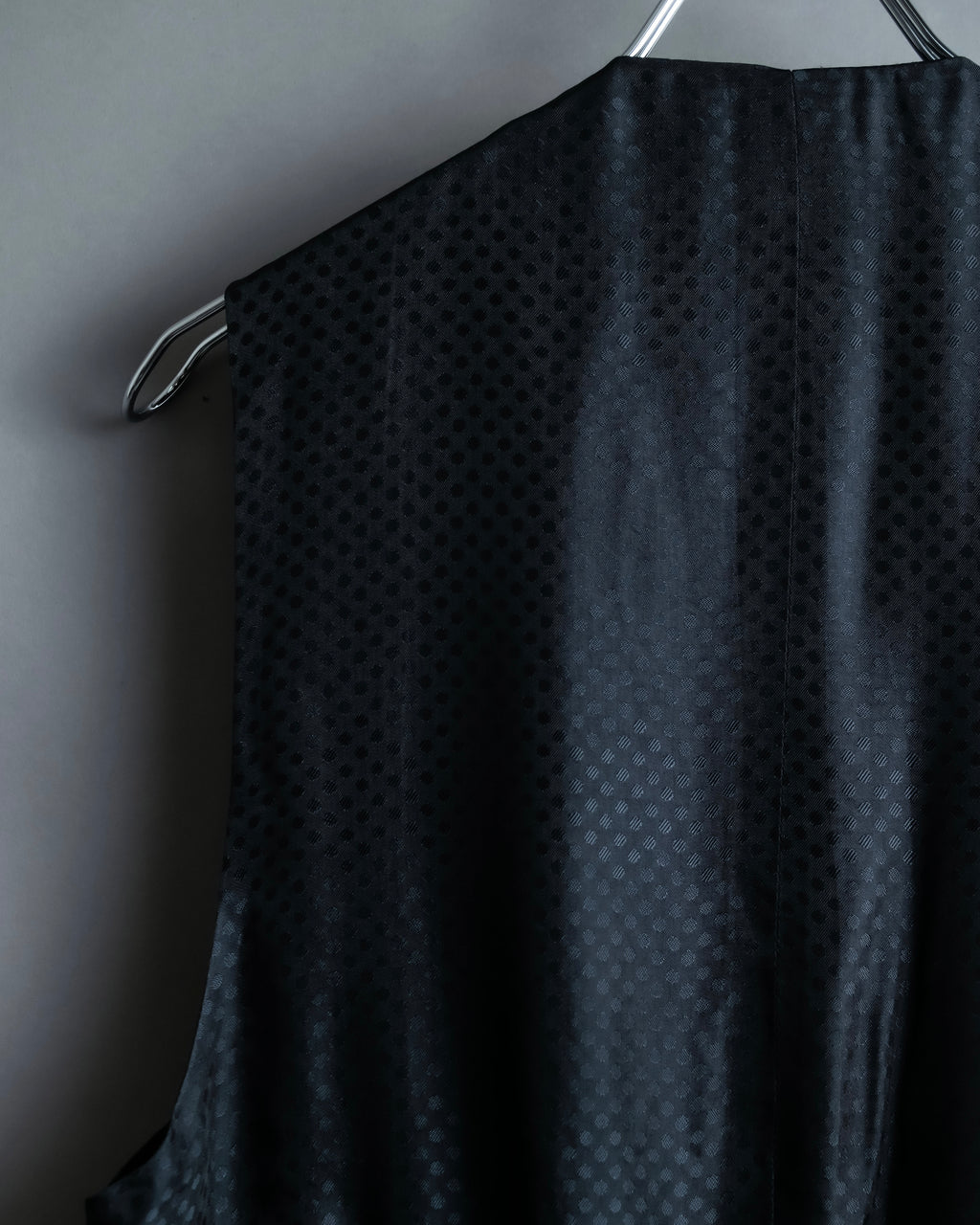 "DOLCE & GABBANA" Pattern switching peak lapel gilet