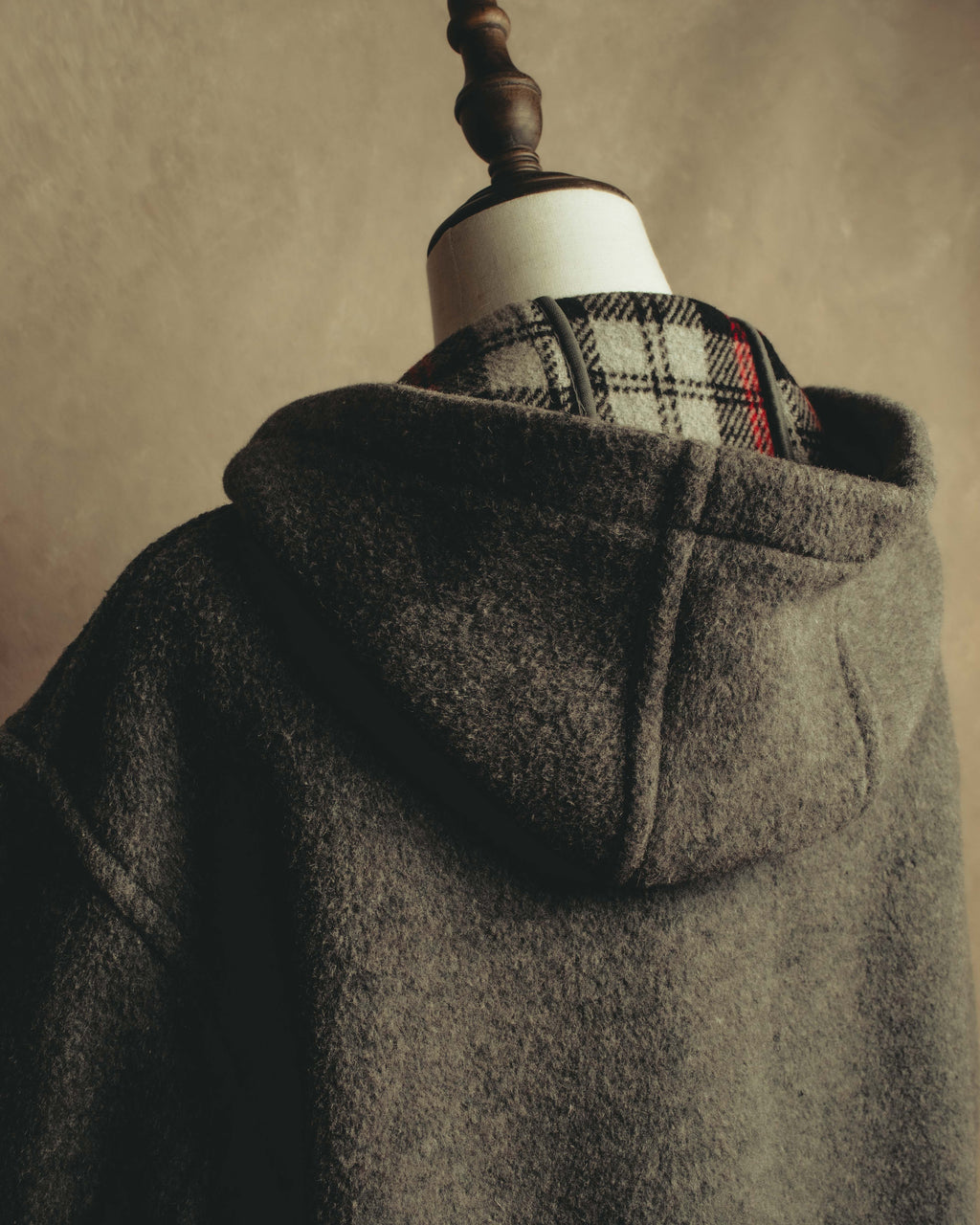 “Montgomery by Tibbett“ 90’s double face tartan duffle coat
