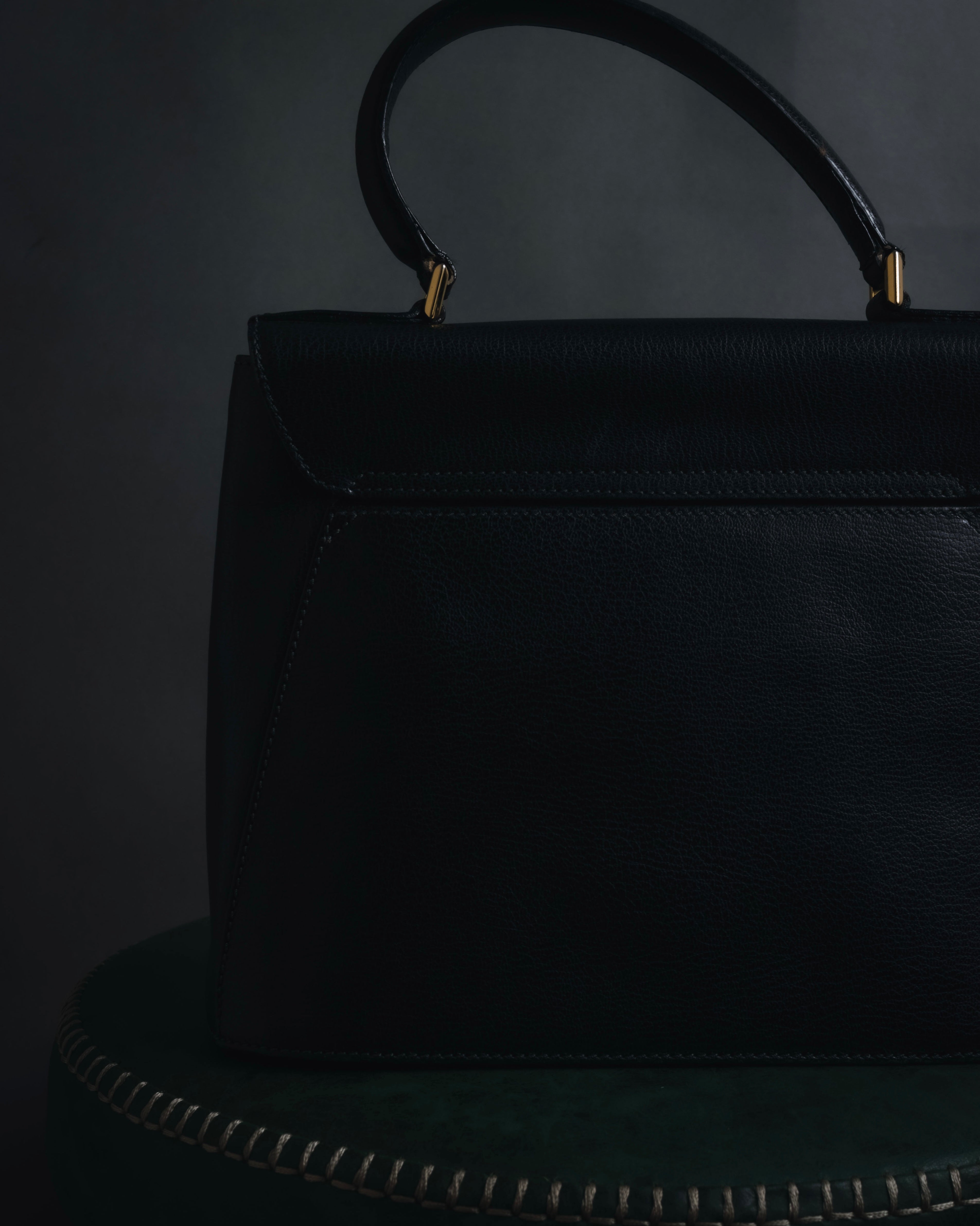 "Salvatore Ferragamo" Mid 90’s archival envelope flap top-handle bag