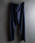 "CELINE" Piping design blue pajama set up