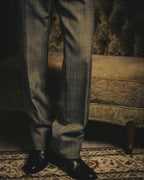 -SPECIAL- “GUCCI” 2019-2021 Glen check double-breasted wool suit