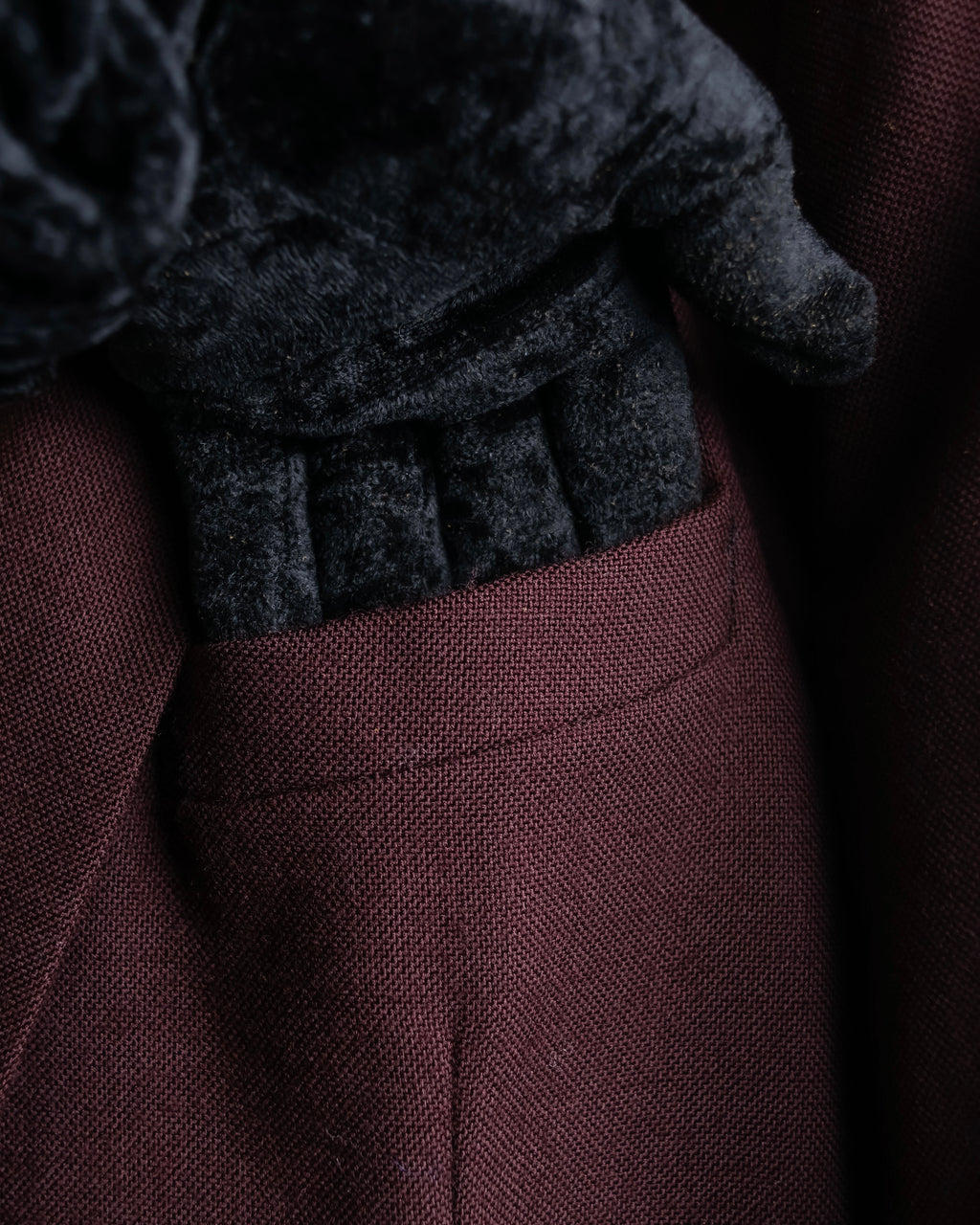 "DRIES VAN NOTTEN" Beautiful burgundy color tailored jacket