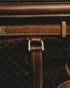 -SPECIAL- "GUCCI" 70's Micro GG suede turn-lock handbag