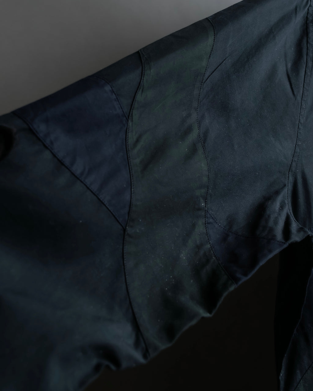 "HERMES" Tone-on-tone shadow check shirt