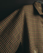 "Christian Dior" 80's-90's Wool check bomber jacket