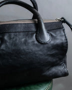 "Chloe" Out pocket detail leather Edith bag