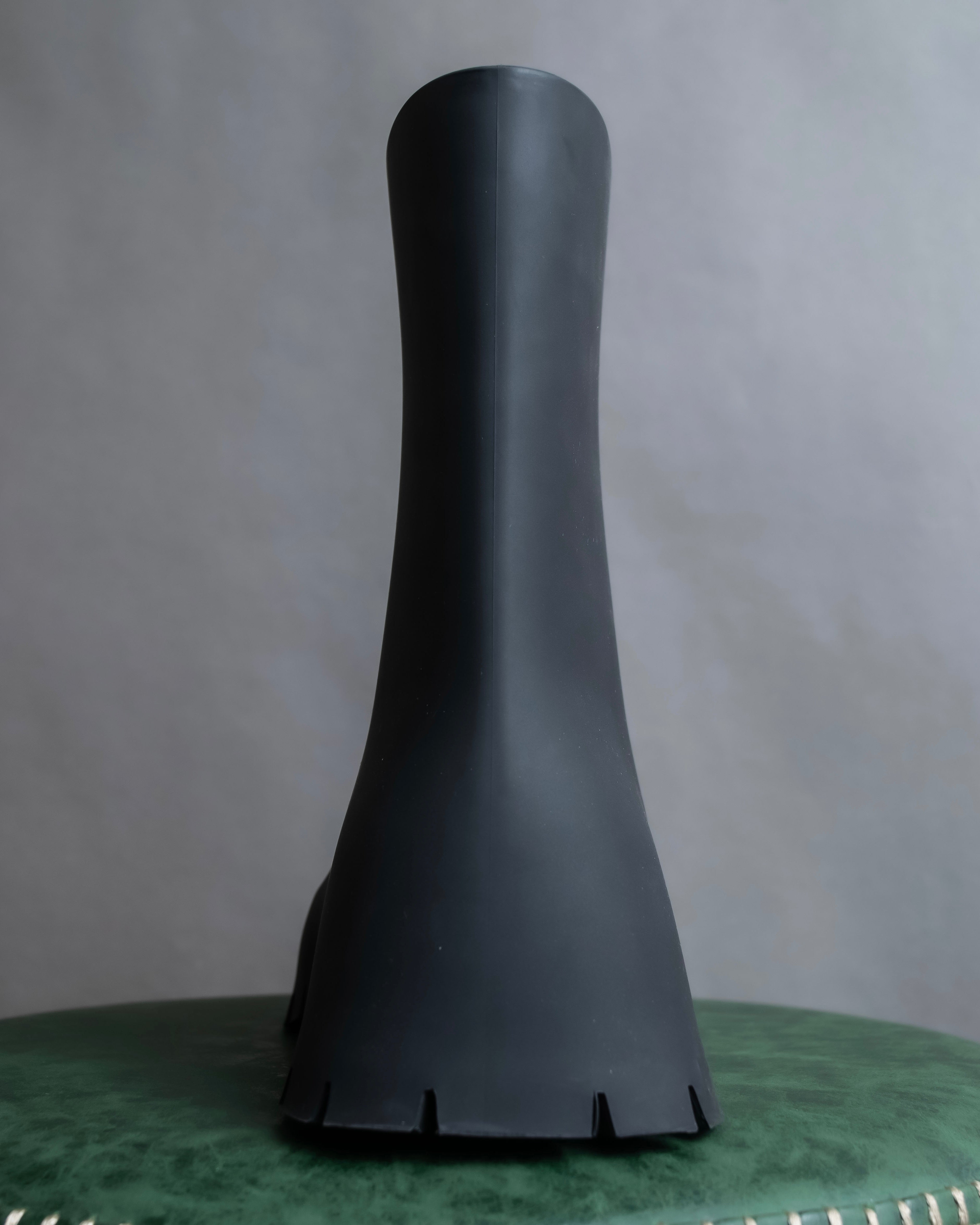 "BALENCIAGA" Rubber black trooper boots