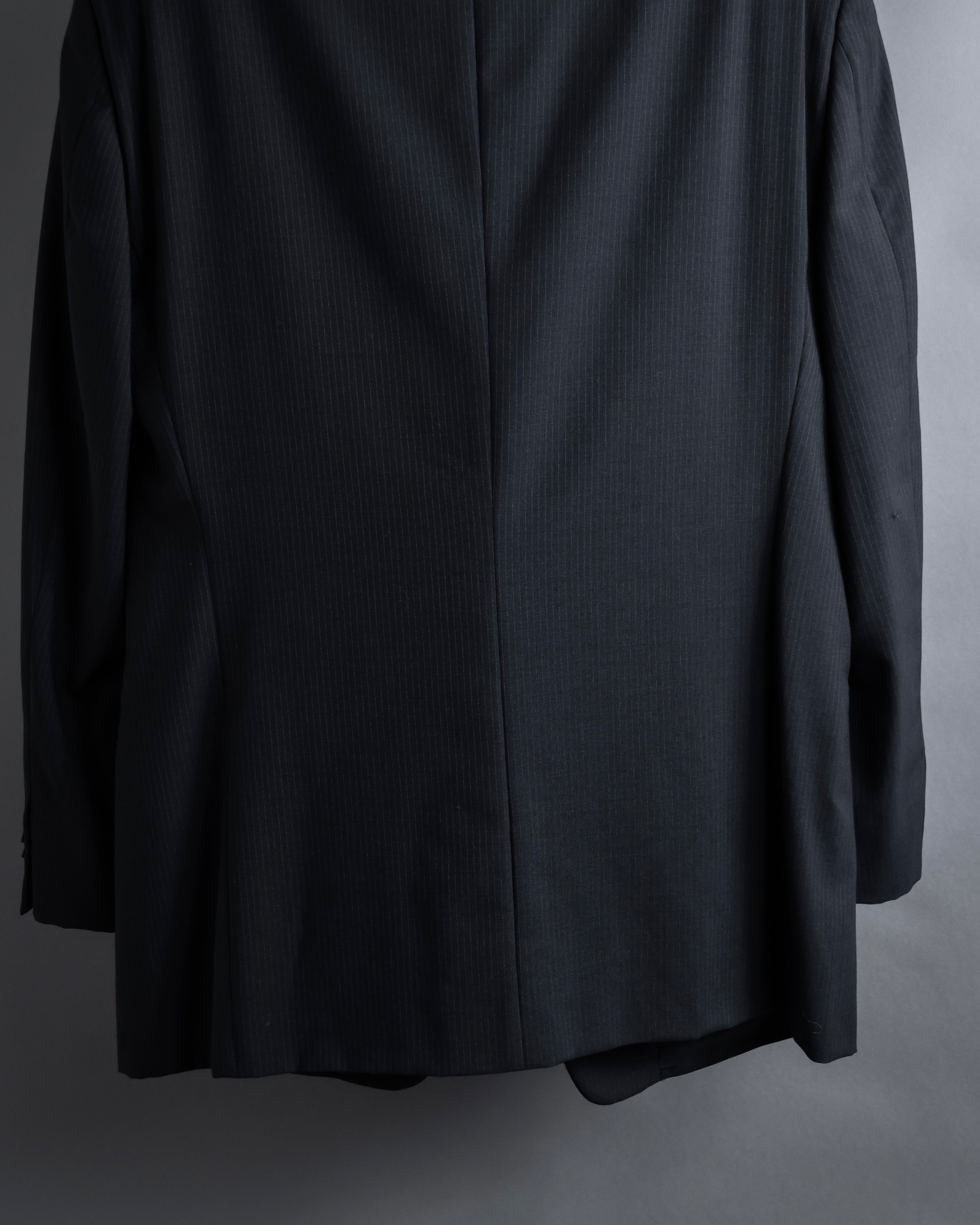 "ARMANI COLLEZIONI" Notched drape classically tailored jacket