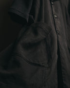 "i wish Y's bis" late 80's-90's Relaxed linen cotton long jacket