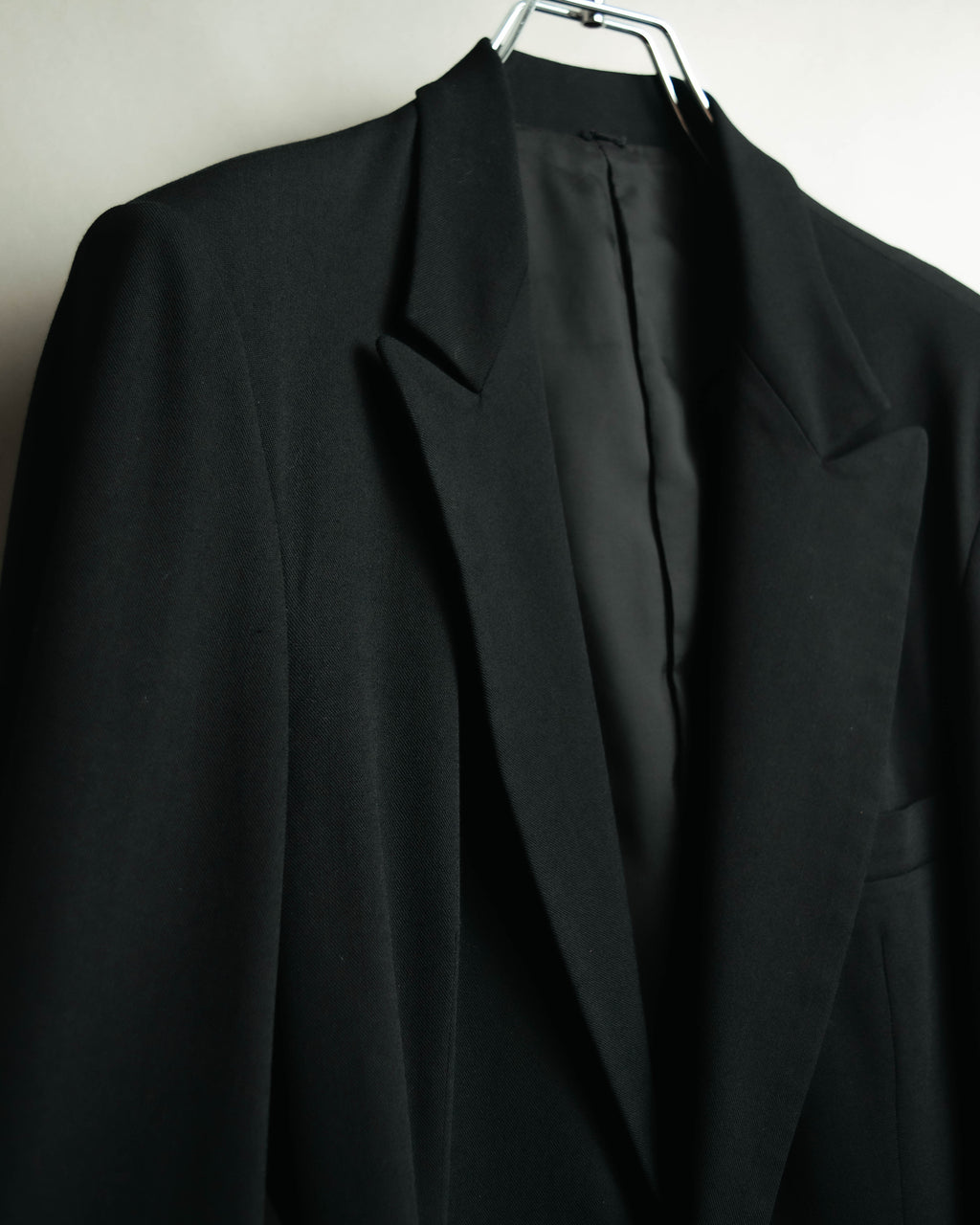 "Y's" 90's-00's Wool rayon single-breasted tailored jacket