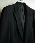 "Y's" 90's-00's Wool rayon single-breasted tailored jacket