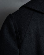 "Marc Jacobs" A soft flowing flared silhouette long coat