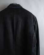 "BALMAIN" Elegant lustrous cotton oversized tailored jacket