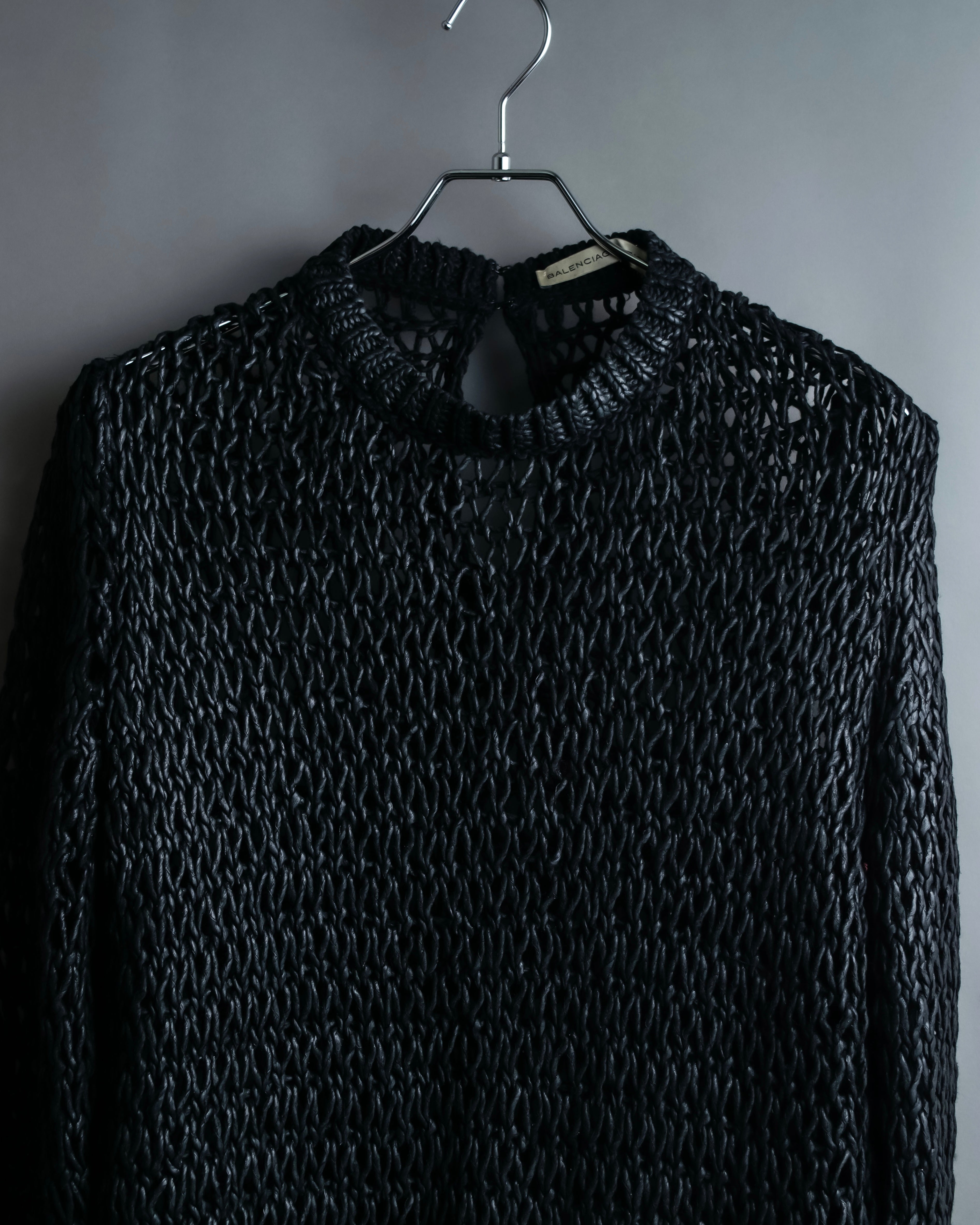 "BALENCIAGA" Cotton special low gauge summer knit