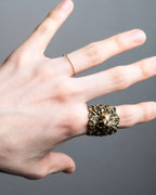 "GUCCI" realistic detailed lion head ring
