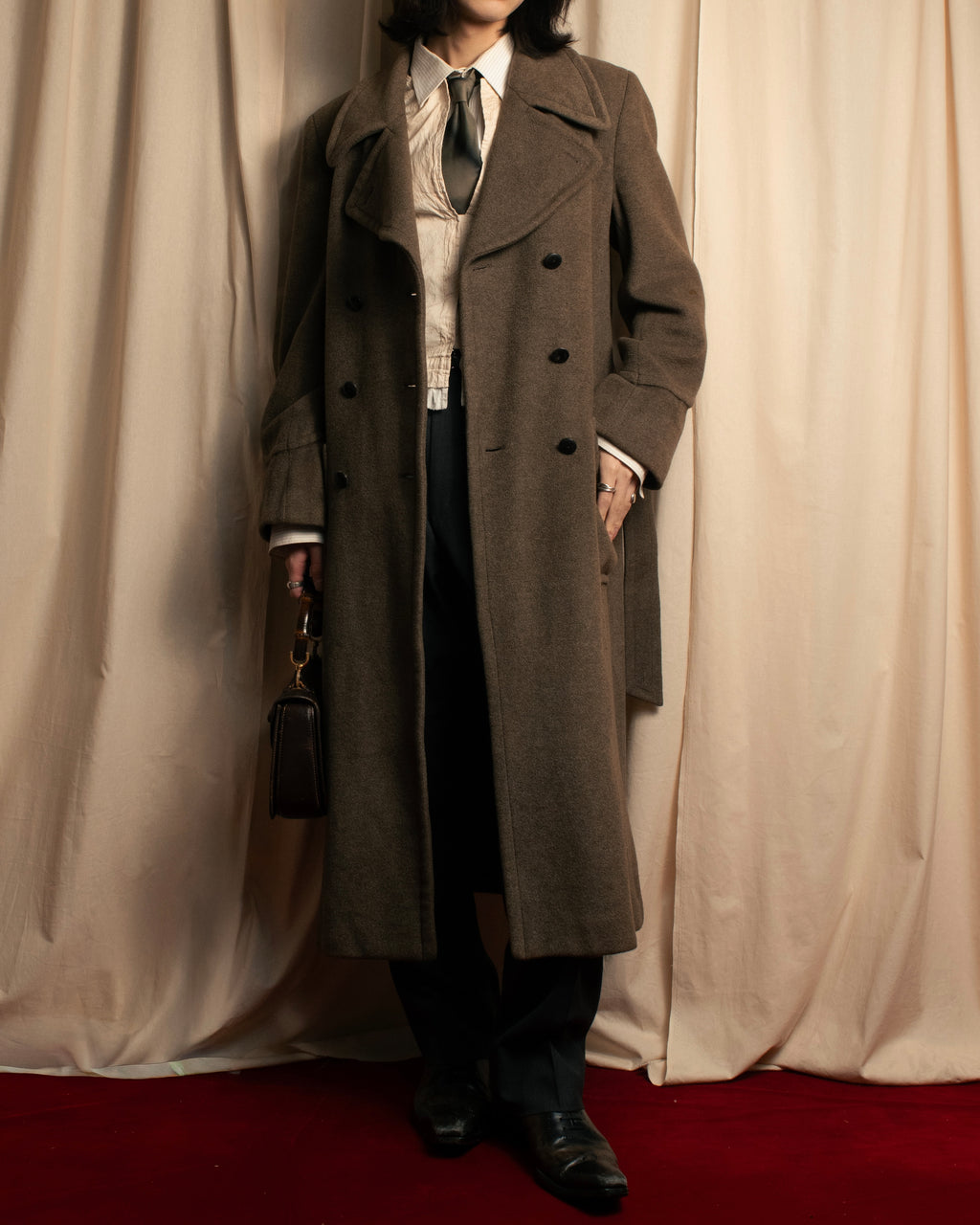 -SPECIAL- “GUCCI × ZAMASPORT” 1989–1994 Double Breasted Long Coat