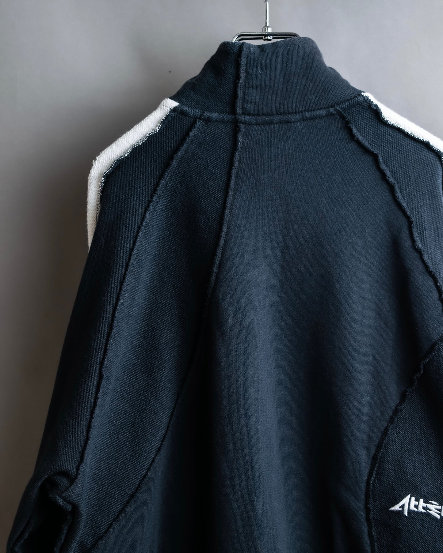 "PUMA" Pile switching design zip up track jacket