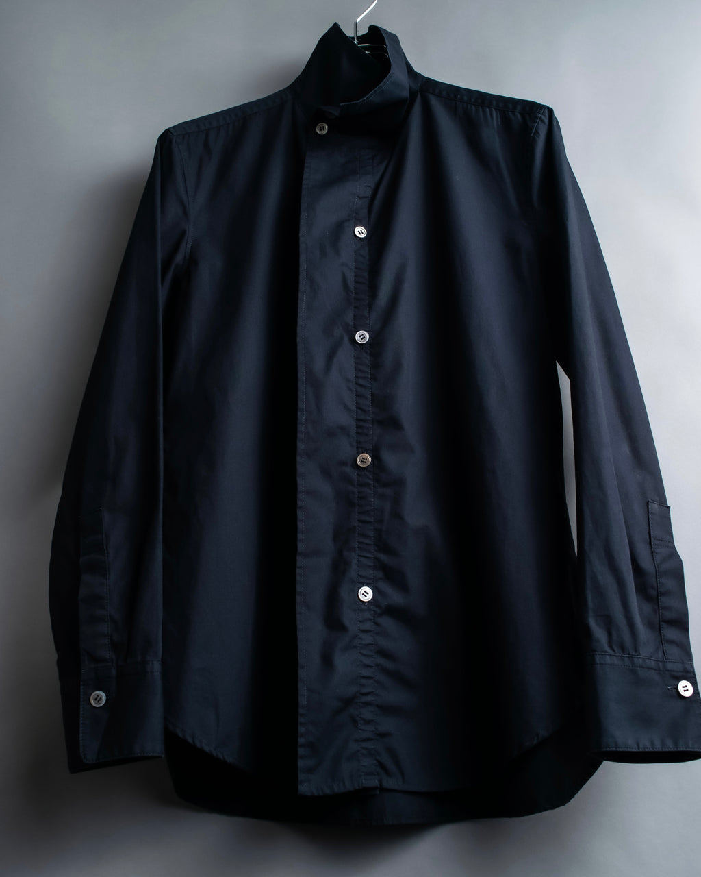 "Y's" Stand &amp; Regular Collar Cotton Shirt
