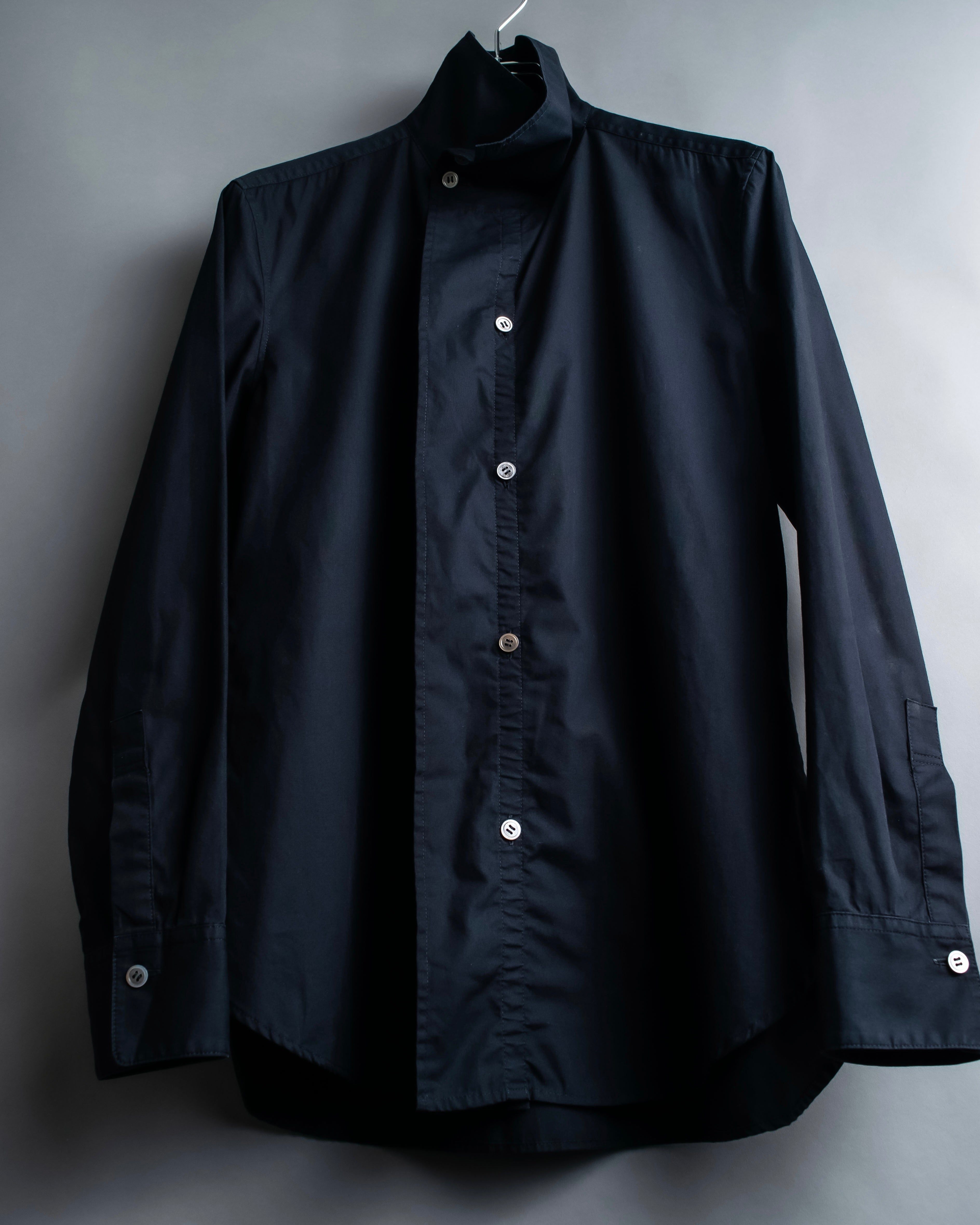 "Y's" Stand &amp; Regular Collar Cotton Shirt