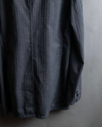 "COMME des GARCONS HOMME PLUS" 14SS modified lapel design striped jacket