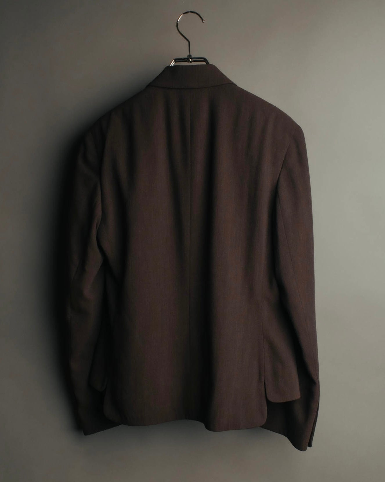 "Salvatore Ferragamo" 90's Shoe-motif gold button wool tailored jacket
