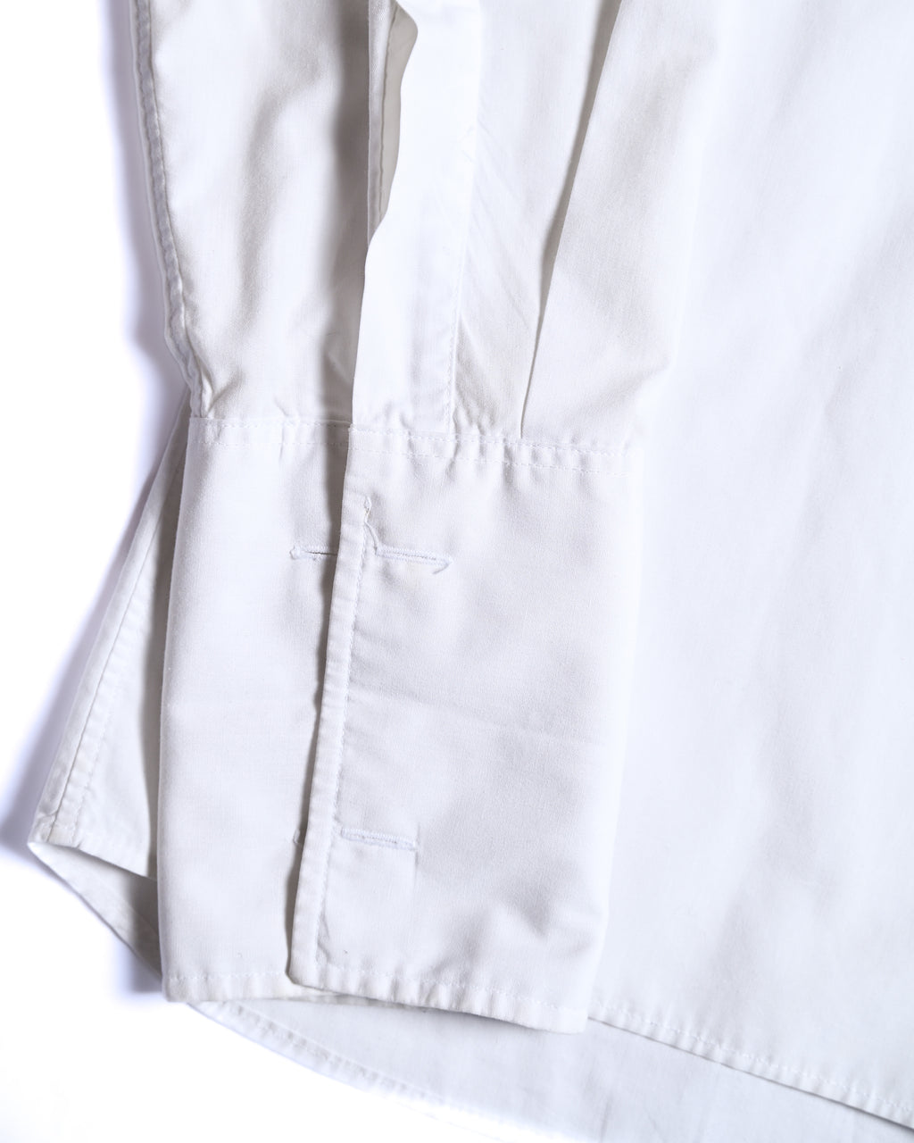 Christian Dior/ Relax Fit French Cuff Dress Shirt White