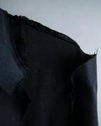 "B Yohji Yamamoto" Inside-out design super long shirt coat