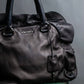 "PRADA" Frill docking one handle leather bag