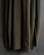 "Vintage herringbone long sleeve polo shirt"