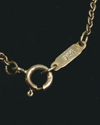 "Tiffany & Co." 80's-90's Sculptural triple bow necklace