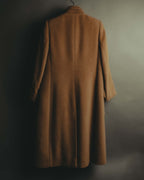 "VALENTINO MISS V" 80's-90's Camel hair single-breasted coat