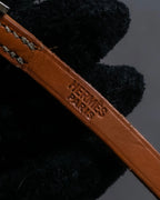 "HERMES" API Doubletour layered design belt bracelet