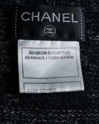 "CHANEL" Sample product hairy material light unevenness cardigan